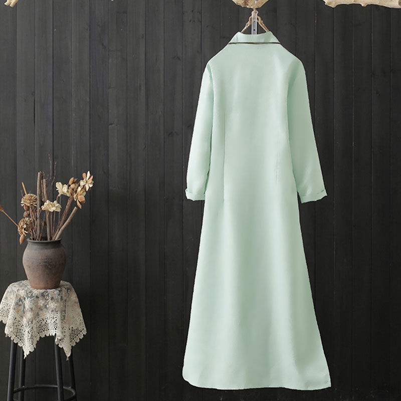 Bộ đồ sườn xám cách tân phong cách Trung Hoa thời trang mùa hè 2022 cho nữ