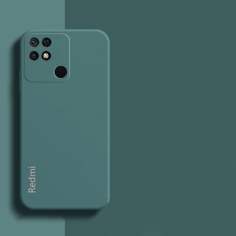 Ốp Điện Thoại Silicon Màu Trơn Chống Sốc Cho Xiaomi Redmi 10C 9 Power 10 Prime 9T 9C 9A 10A 9i 11A 12C A1 A2 Plus
