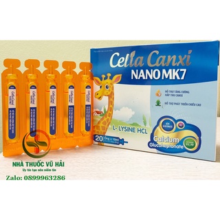 Celia Canxi Nano Mk7 phát triển chiều cao, kích thích ăn ngon, cho xương chắc khoẻ chống còi xương, loãng xương