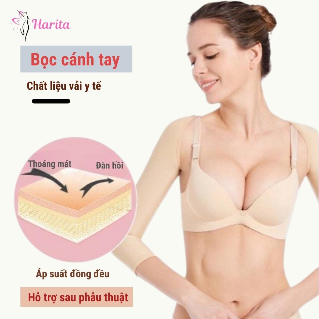 Áo gen nịt tay, định hình bắp tay sau hút mỡ Harita cao cấp xuất Nhật