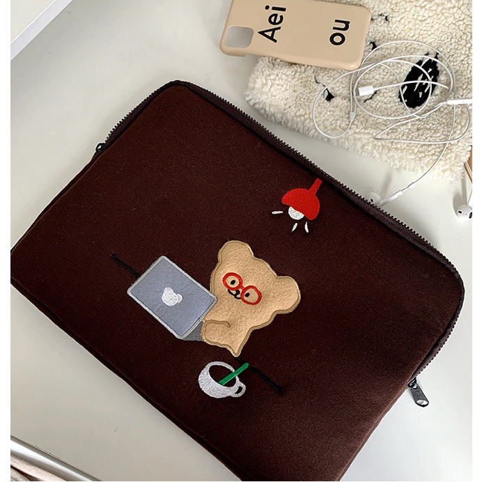 Túi đựng máy tính xách tay Learning Bear Hàn Quốc chống sốc
