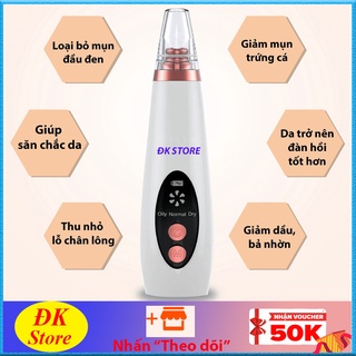 Máy hút mụn cầm tay dụng cụ làm sạch lỗ chân lông giúp hút mụn cám mụn đầu đen cao cấp mẫu mới 2022