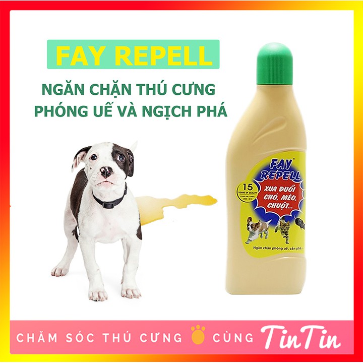 Dung Dịch Xua Đuổi Chó, Mèo và Chuột FAY REPELL 200 ml