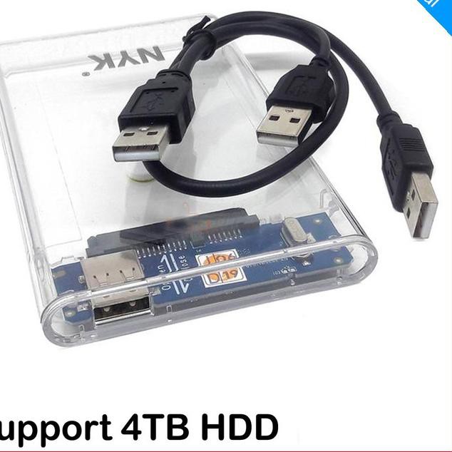 Hộp Đựng Ổ Cứng Ngoài Hdd Trong Suốt 2.5 Usb 2.0