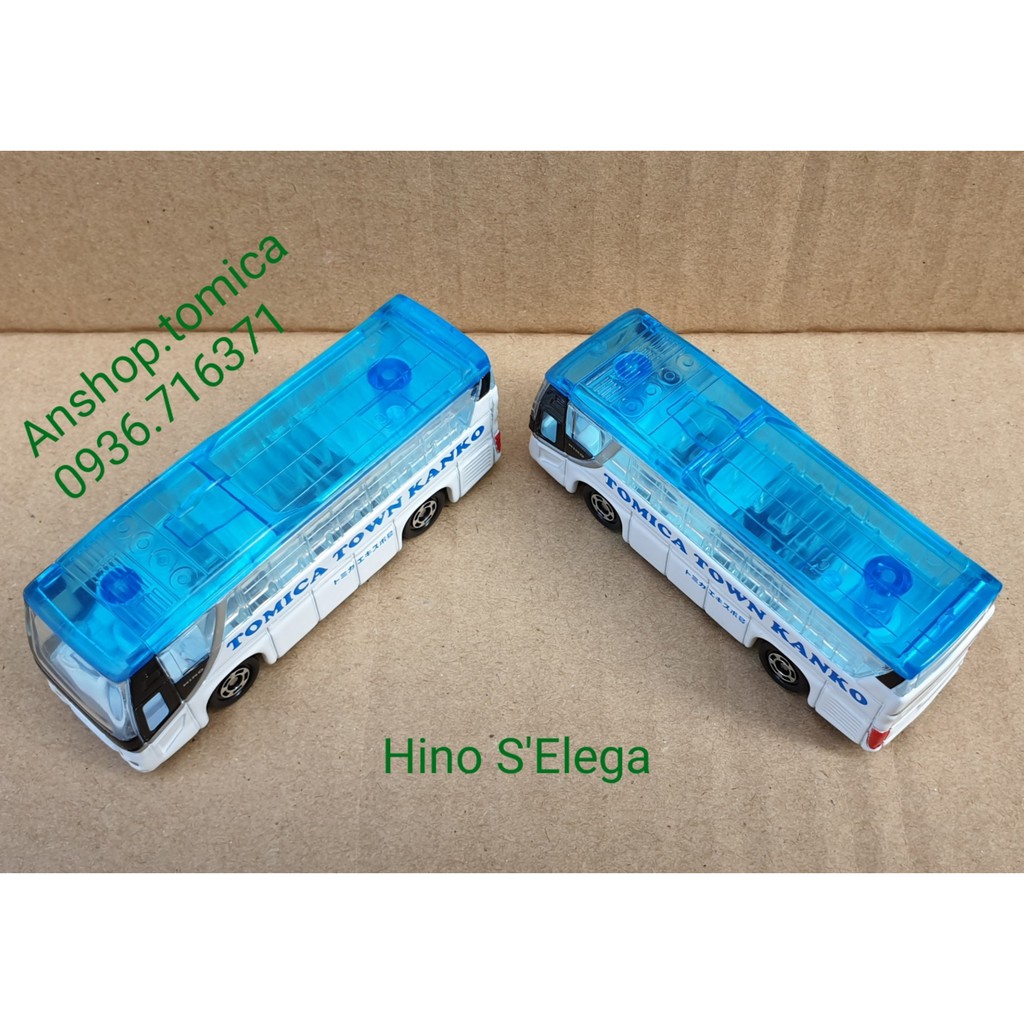 Mô hình xe bus màu xanh bản sự kiện tomica Nhật Bản