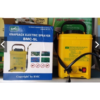 BÌNH BƠM ĐIỆN BMC 5 LÍT ĐEO VAI