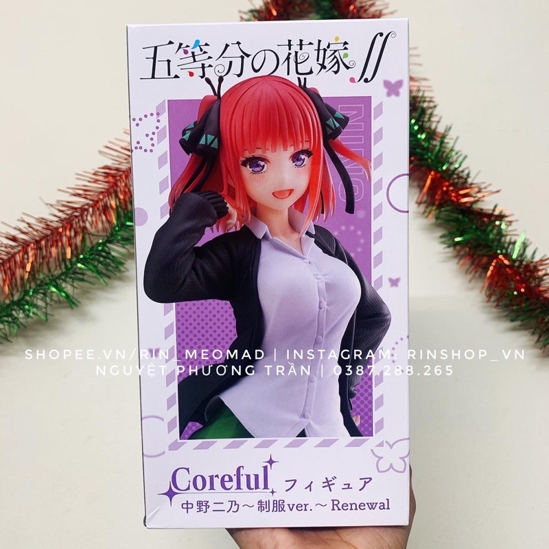 Mô Hình Chính Hãng Nino Nakano Ichika Nakano Coreful Figure - Seifuku Ver. - Gotoubun no Hanayome