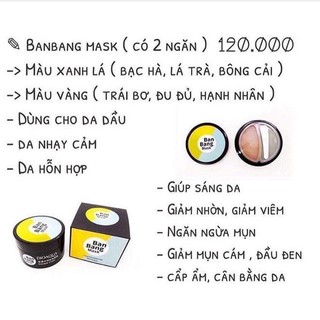 Mặt Nạ Bùn 2 Màu Bioaqua BanBang Mask