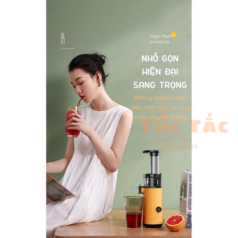 Máy Ép Chậm Mini Nội Địa Trung - Máy Ép Hoa Quả Trái Cây -  Bảo Hành 6 Tháng