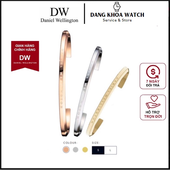 Vòng Tay Daniel Wellington Classic Cuff V1 DW Chính Hãng - Dangkhoawatch