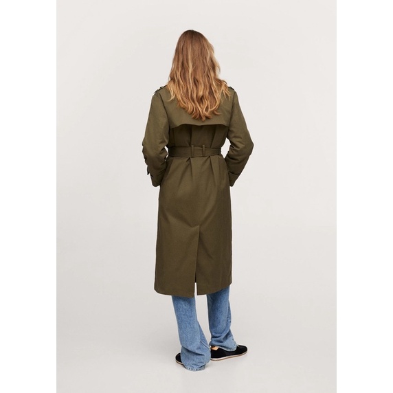 Áo Trench Coat Nữ Kaki MG