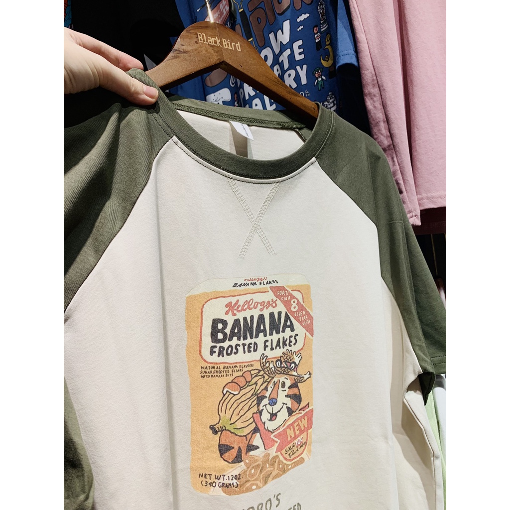 ÁO PHÔNG NAM NỮ - BANANA FROSTED FLAKES