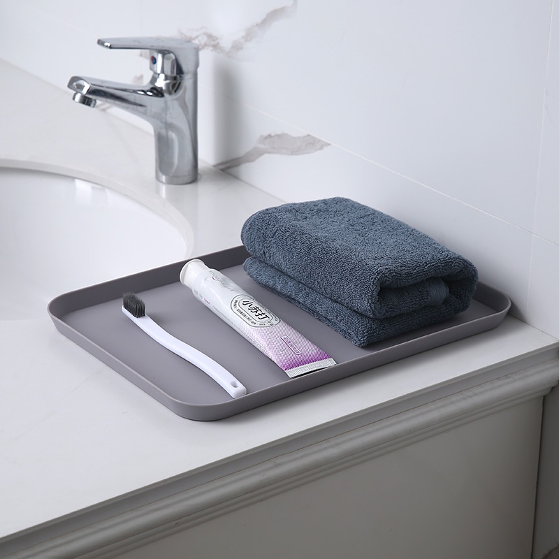 Khay đựng thức ăn OSSAYI chất liệu nhựa hình chữ nhật đa năng cho nhà bếp