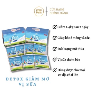 Bột giảm cân Detox vị sữa hiệu quả an toàn 7 ngày