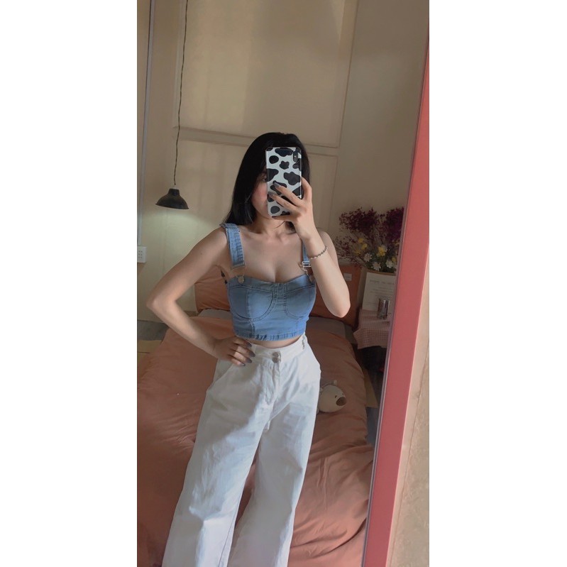 Áo cup ngực jean