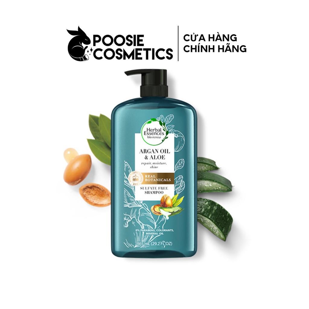 Dầu gội Herbal Essences bio Argan Oil & Aloe 865ml