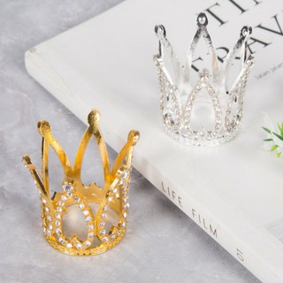 Vương miện mini , vương miện nhí 6 cánh trang trí bánh kem