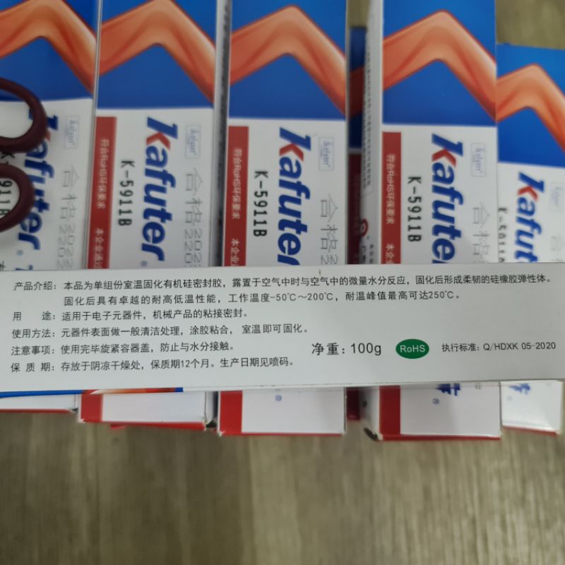 Keo Đen Kafuter K - 5911B Chuyên Dụng Độ Bi Led - Xenon.