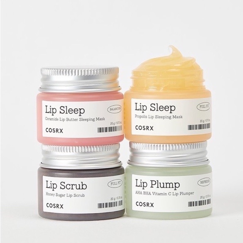 [NEW] Dưỡng môi COSRX Lip Sleep, Lip Scrub, Lip Plump 20g