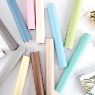 5M Giấy dán tường một màu nhám sang trọng phong cách Hàn Quốc NXX936