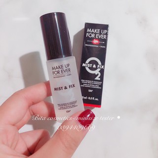 Xịt khoá+ Cố định makeup chống trôi Mufe Mist & Fix Makeup setting Spray 15ml fullbox