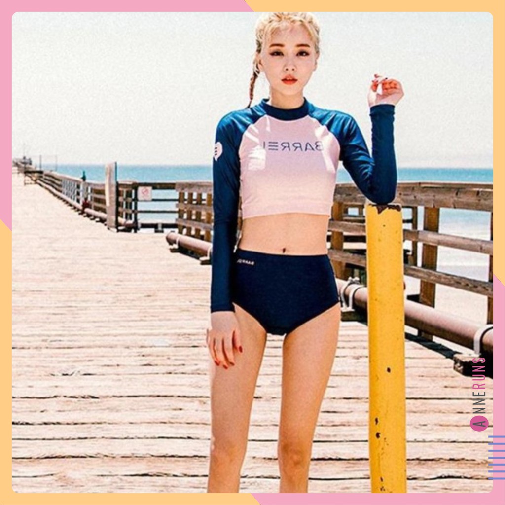 Bộ Đồ bơi đi tắm biển nữ Bikini 2 Mảnh (1 Set Áo dài croptop và quần lót) AN1714 II Annerun Việt Nam | BigBuy360 - bigbuy360.vn