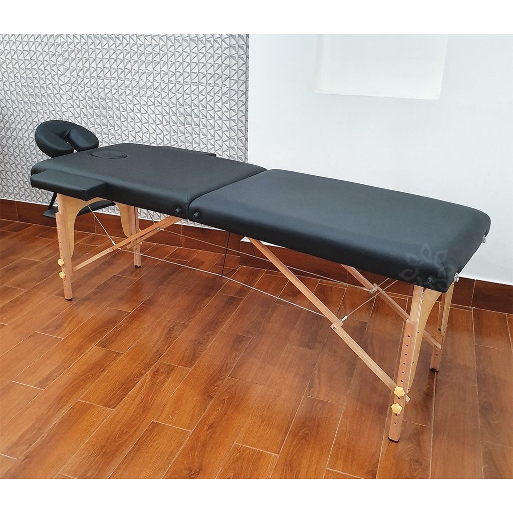 [LOẠI 1] GIƯỜNG VALI CHÂN GỖ dùng phun xăm/ spa/nail/mi