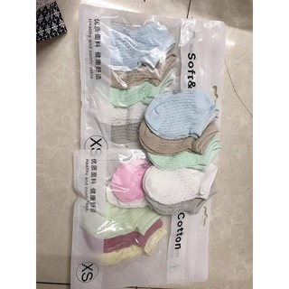 Sét 5 Đôi Tất Lưới Cho Bé ngắn cổ loại mỏng
