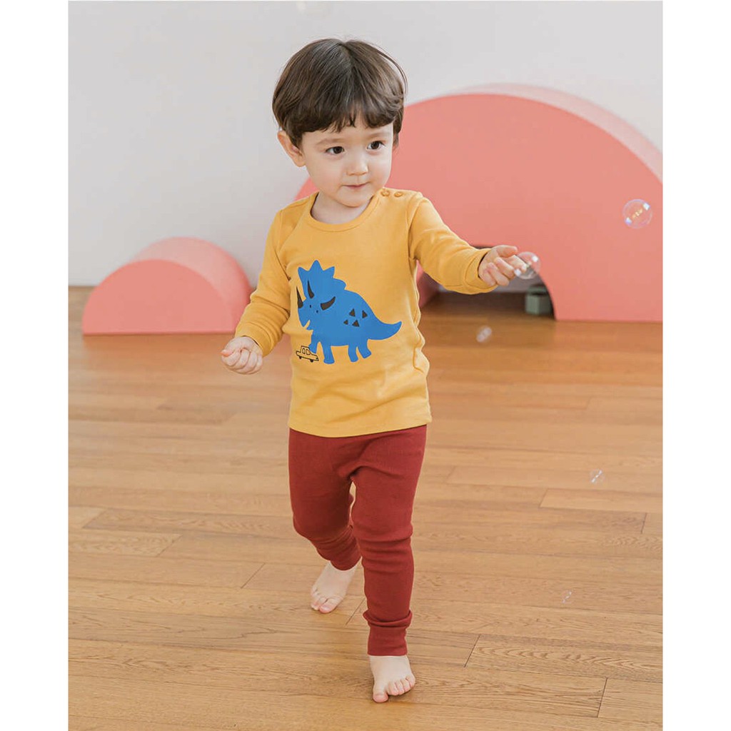 BỘ THU ĐÔNG DÀI TAY CAO CẤP TRẺ EM CỦA HÃNG CORDI-I, CHẤT THUN COTTON ORGANIC,MẪU KHỦNG LONG