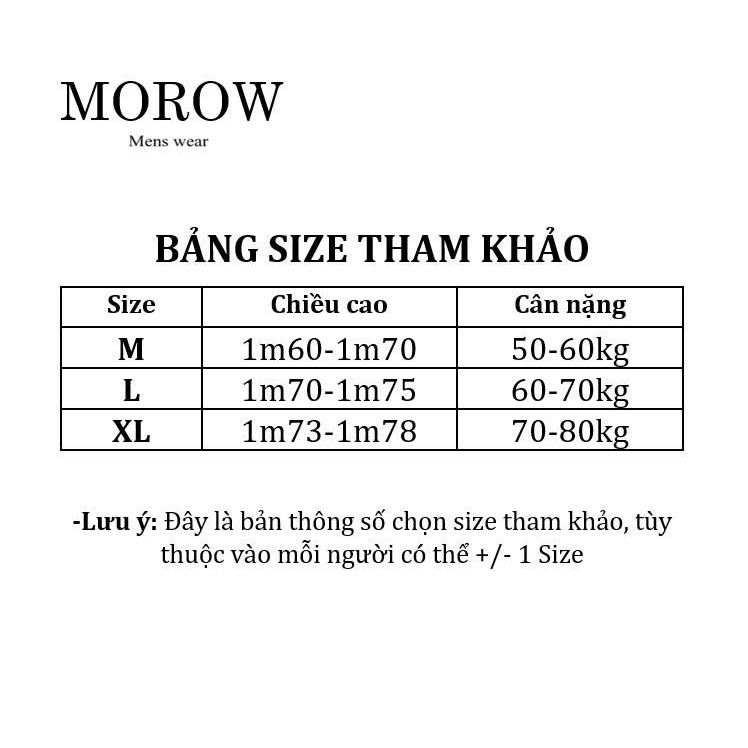 Áo sơ mi nam họa tiết ngắn tay MOROW A02 | BigBuy360 - bigbuy360.vn