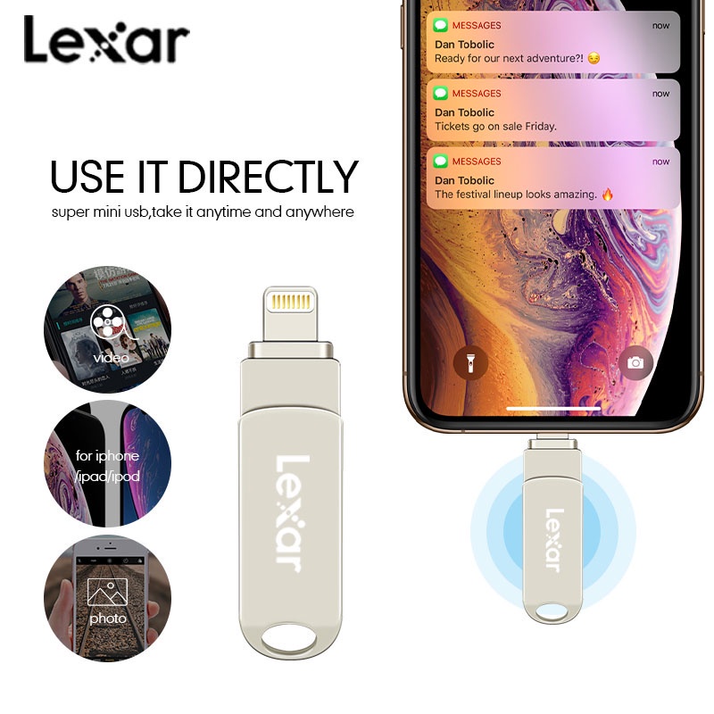 Ổ USB flash 2 trong 1 dung lượng lưu trữ 512GB dành cho iPhone | BigBuy360 - bigbuy360.vn