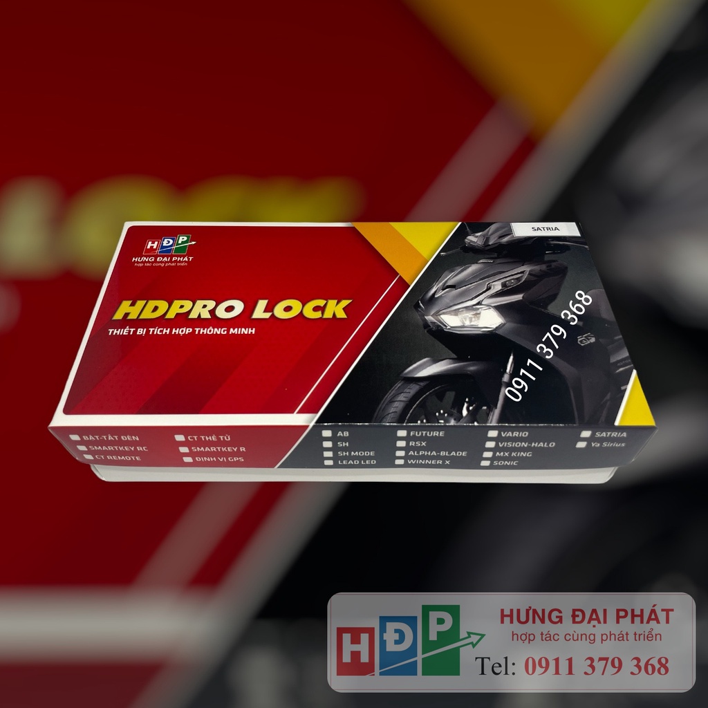 [CHÍNH HÃNG] Bộ mạch tắt đèn xe Satria 2022 2023 2024 -  BH 2 năm - Thương hiệu HĐP