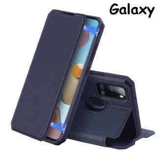 Dux Ducis For Samsung Galaxy S21 FE A52s A12/M12 A32 5G A52 A72 Note 20 Ultra S20 FE S21 + Ultra A21S Casing PU Leather Flip Cover Magnetic Wallet phone shell Case