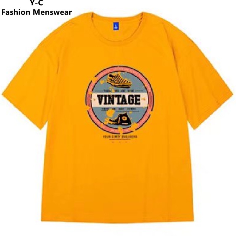 Áo Thun Tay Ngắn Cổ Tròn In Chữ Size M-8XL Thời Trang Mùa Hè Cho Nam