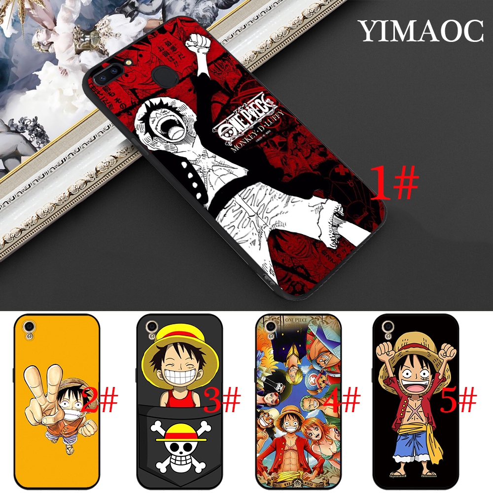 Ốp điện thoại mềm in họa tiết One Piece Luffy cho OPPO A1K A5 A9 2020 Realme 2 A5 3 5 Pro X Lite