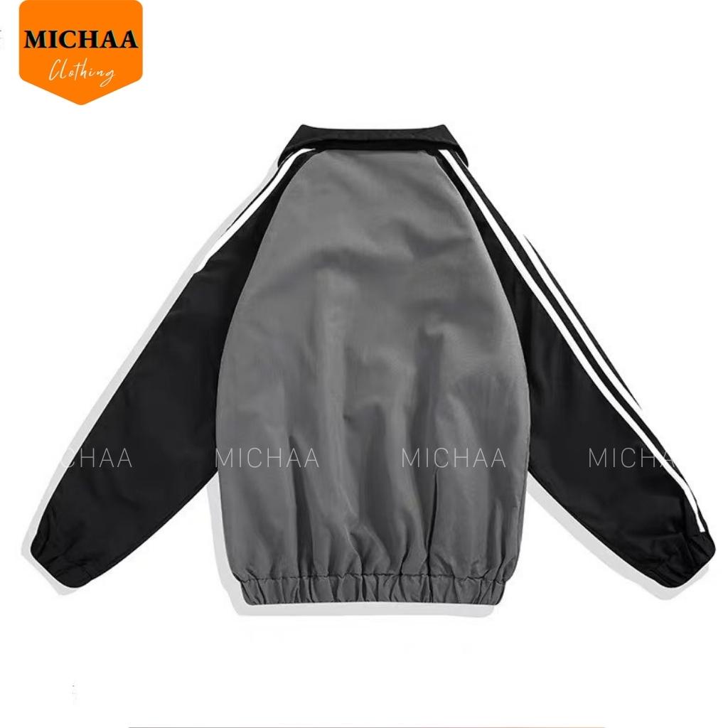 Áo Khoác Bomber Dù XYNX.D Nam Nữ Ulzzang Unisex Kiểu Bóng Chày Form Rộng 2 Lớp - MICHAA