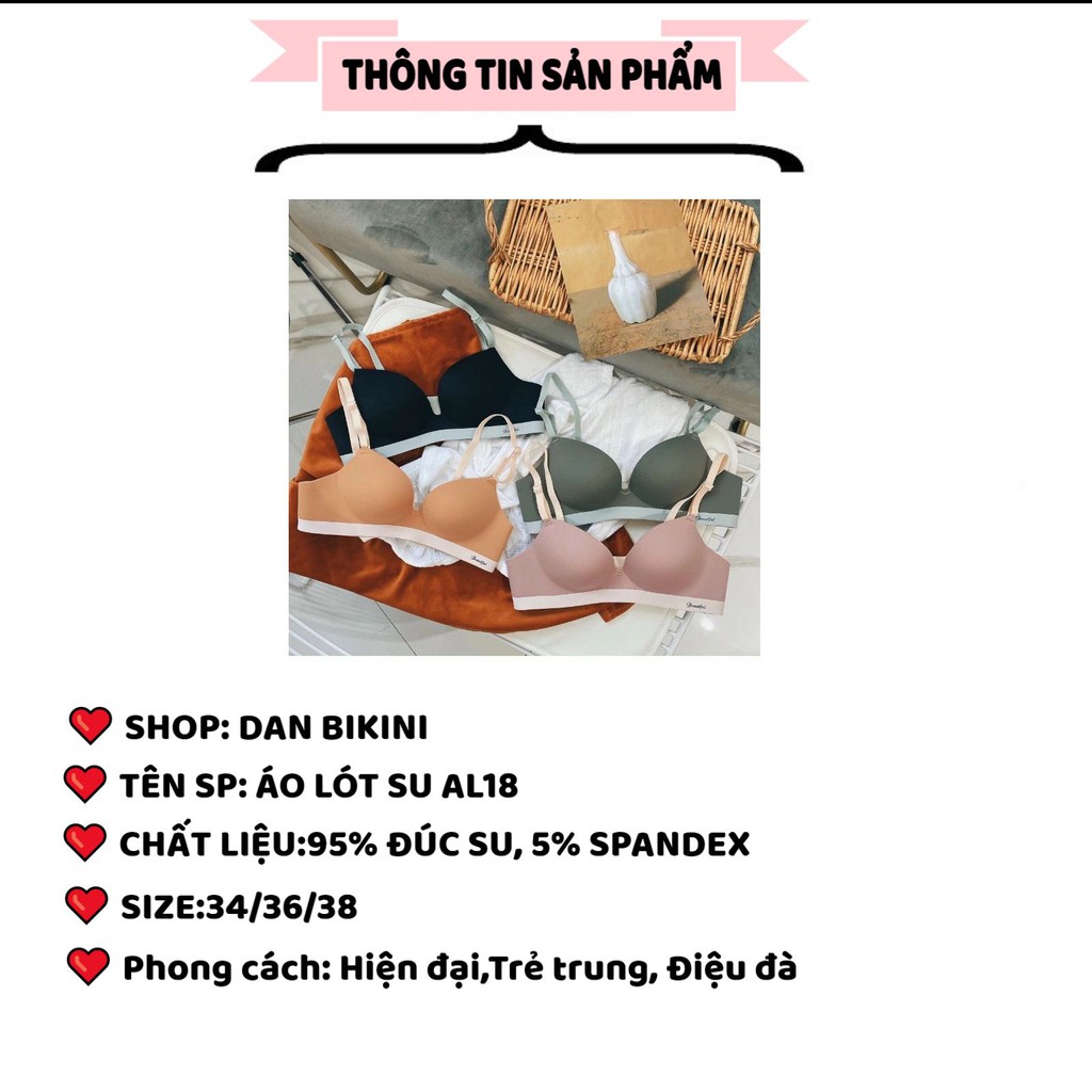 Áo Lót Nữ ❤️FREESHIP❤️ Áo Ngực Nữ đúc su không gọng mềm mại sexy điệu đà mẫu AL19 | BigBuy360 - bigbuy360.vn