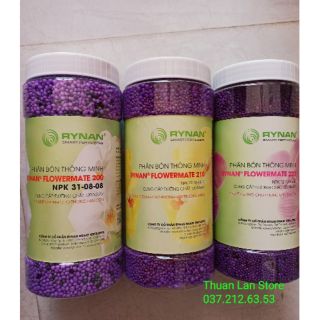 Combo Phân Tan Chậm Rynan Chuyên Dùng Cho Phong Lan hũ 1,25kg