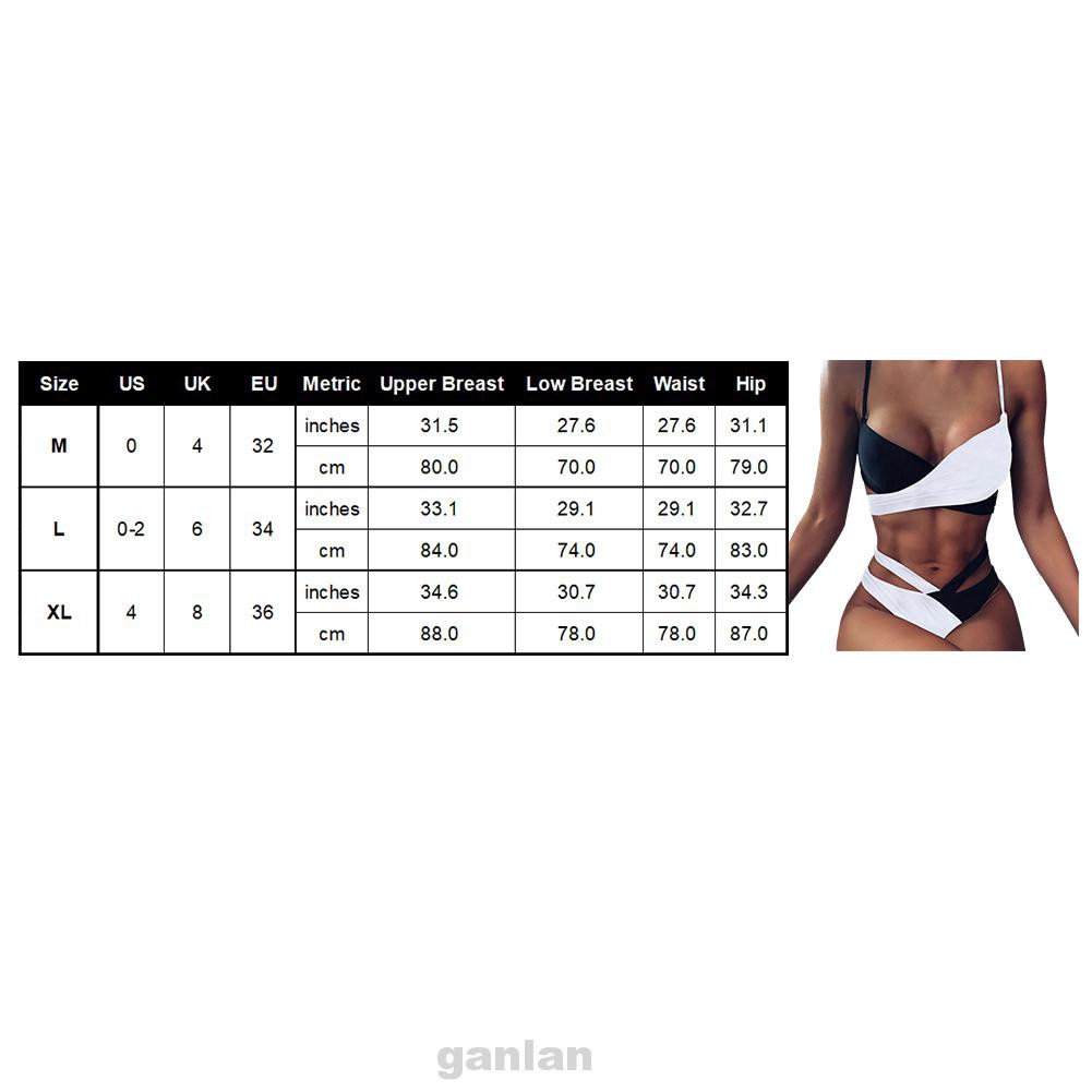 Bộ Bikini 2 Mảnh Lưng Cao Có Mút Nâng Ngực Phong Cách Châu Âu Thời Trang Mùa Hè Cho Nữ | BigBuy360 - bigbuy360.vn