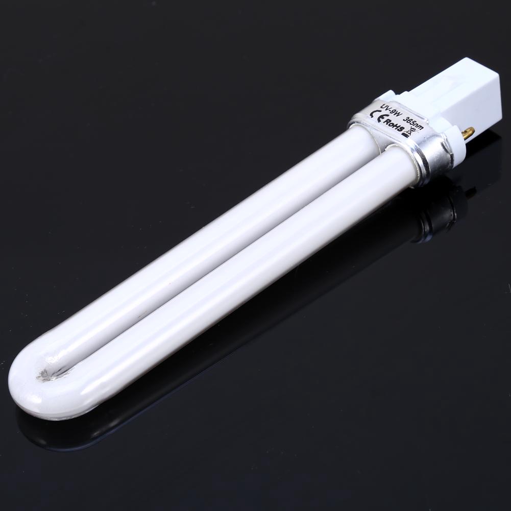 Replacement 9W Nail Light Bulbs UV Lamp Tube for Nail Art Dryer