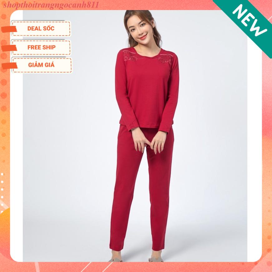Bộ ngủ cotton thu đông Winny 22500