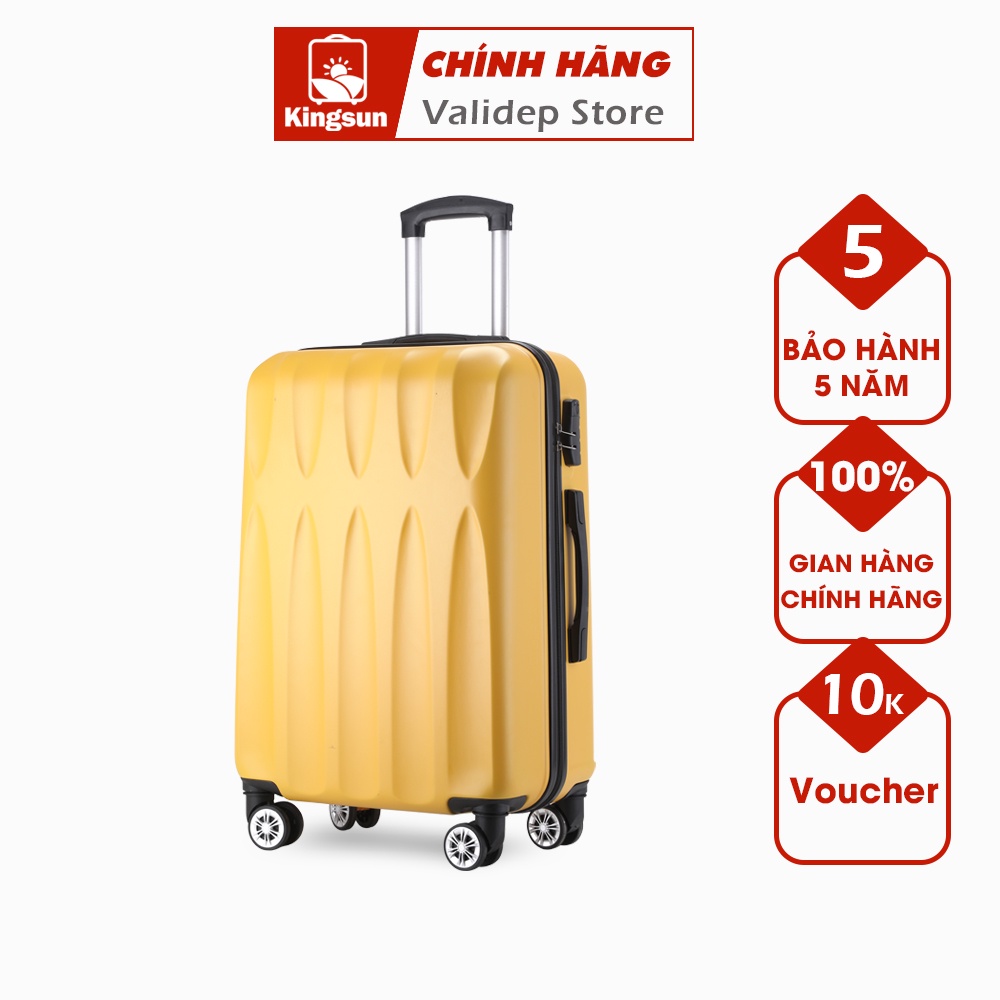 [Mã SOVALIDEP1 giảm 15% đơn 150K tối đa 50k] vali kéo du lịch kingsun vali size 20 bảo hành 5 năm KS-153