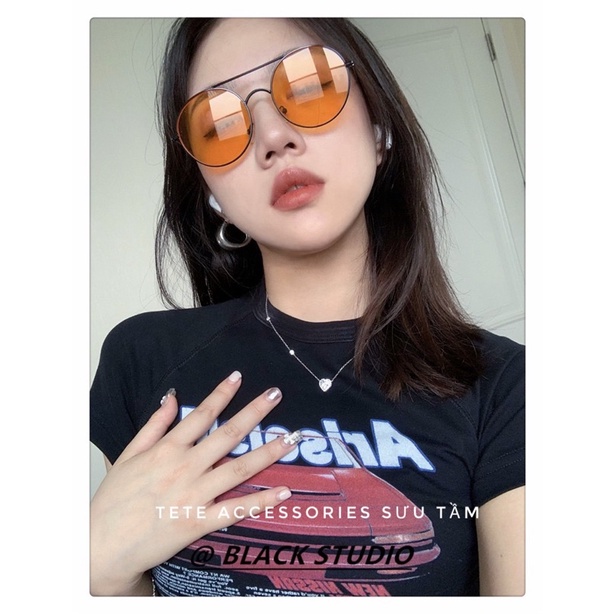 Kính mắt thời trang nam nữ🔻Kính râm màu cam cho nam và nữ