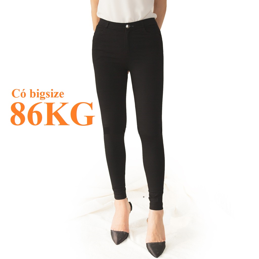 QUẦN TREGGING CẠP KHUY KHÓA có BigSize 86KG HẢI NGÂN CHẤT Thun Dày ĐẸP