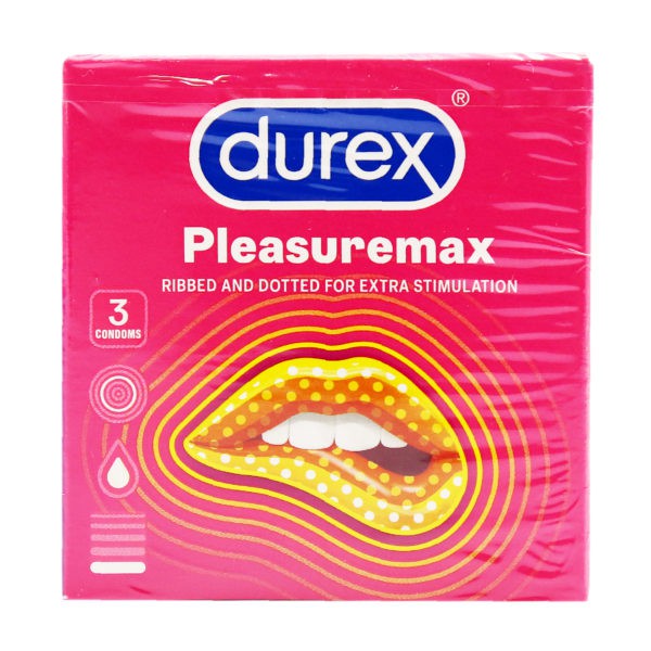Bao cao su Durex Pleasuremax (3 cái/hộp)