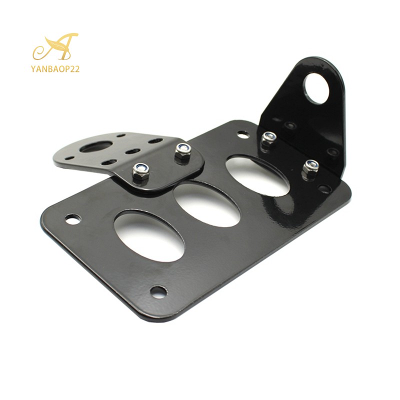 Motorcycle Side Mounted Tail Light Frame License Plate Bracket Retro Motorcycle Accessories for Sportster Bobber Chopper