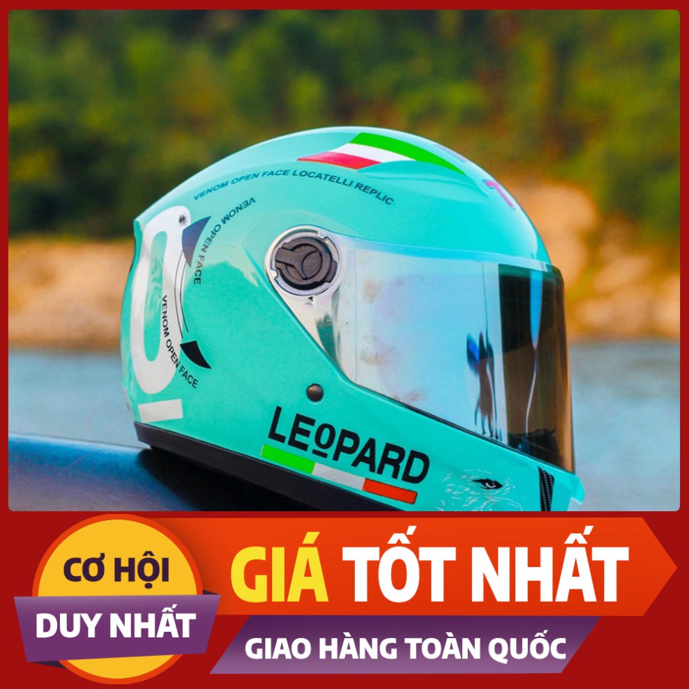 [GIÁ GỐC] Mũ FullFace Tem LEOPARD Chính Hãng - Ảnh Thật 100% [XẢ VỐN]