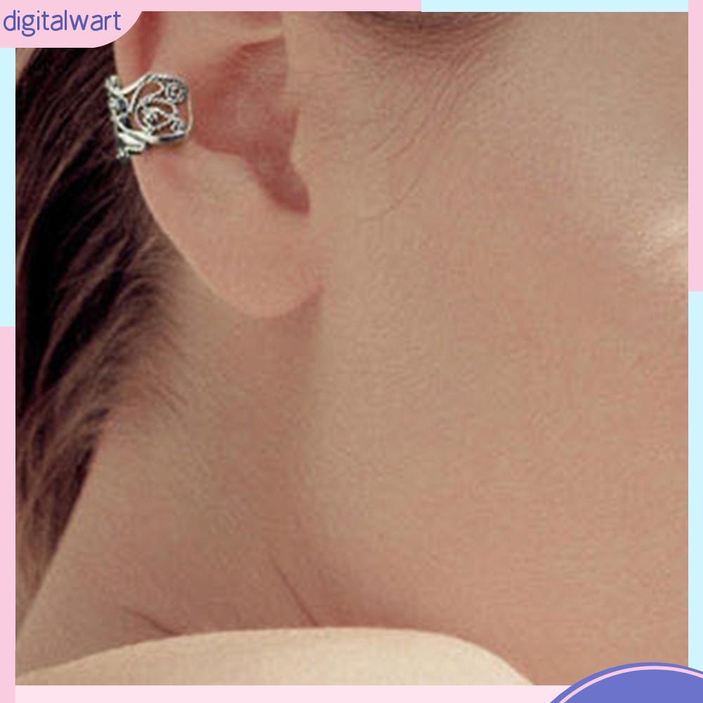 Khuyên kẹp tai hoạ tiết rỗng phong cách Vintage Punk cá tính