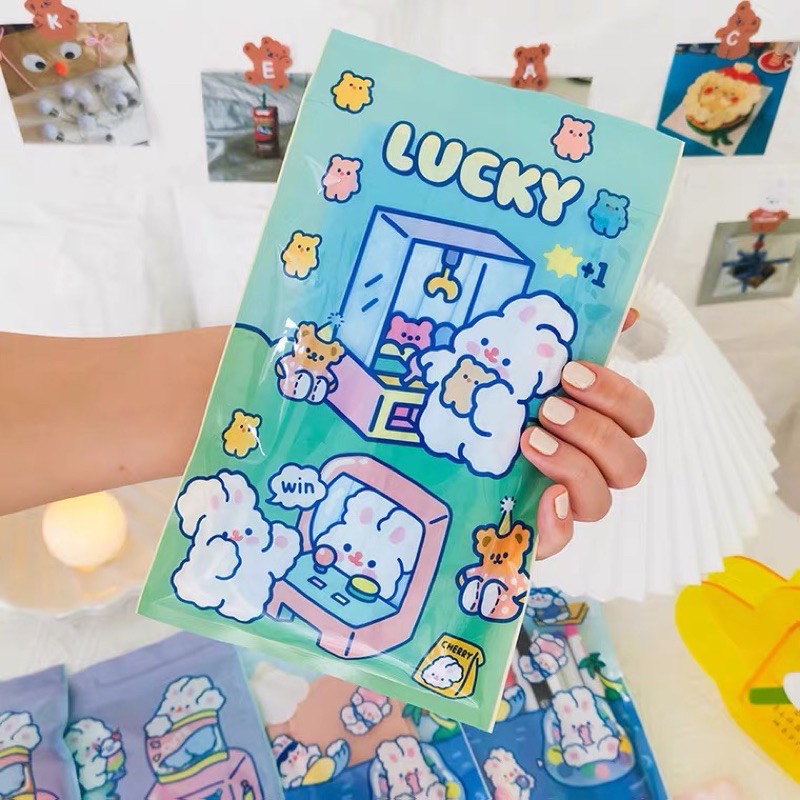 [Chunie] Túi Zip Thỏ Đựng Đồ Đa Năng Đáng Yêu Phong Cách Hàn Quốc | BigBuy360 - bigbuy360.vn