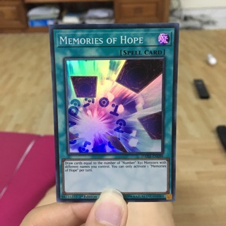 “Memories of Hope” lá bài ma pháp hỗ trợ mới nhất cho deck Number